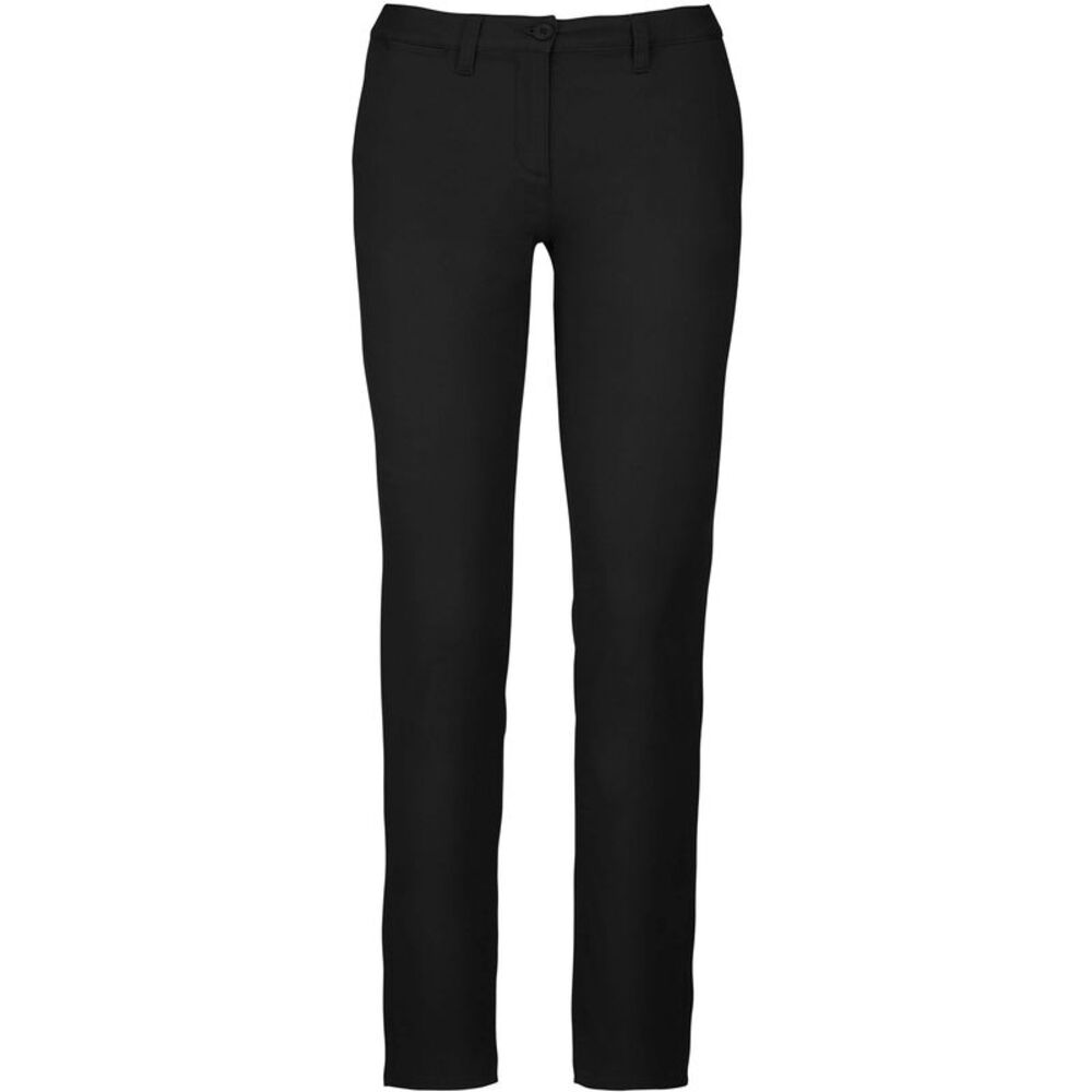 Kariban Womens/Ladies Chino Pants / Black